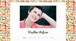 Desktop Screenshot of heatherrefvem.com